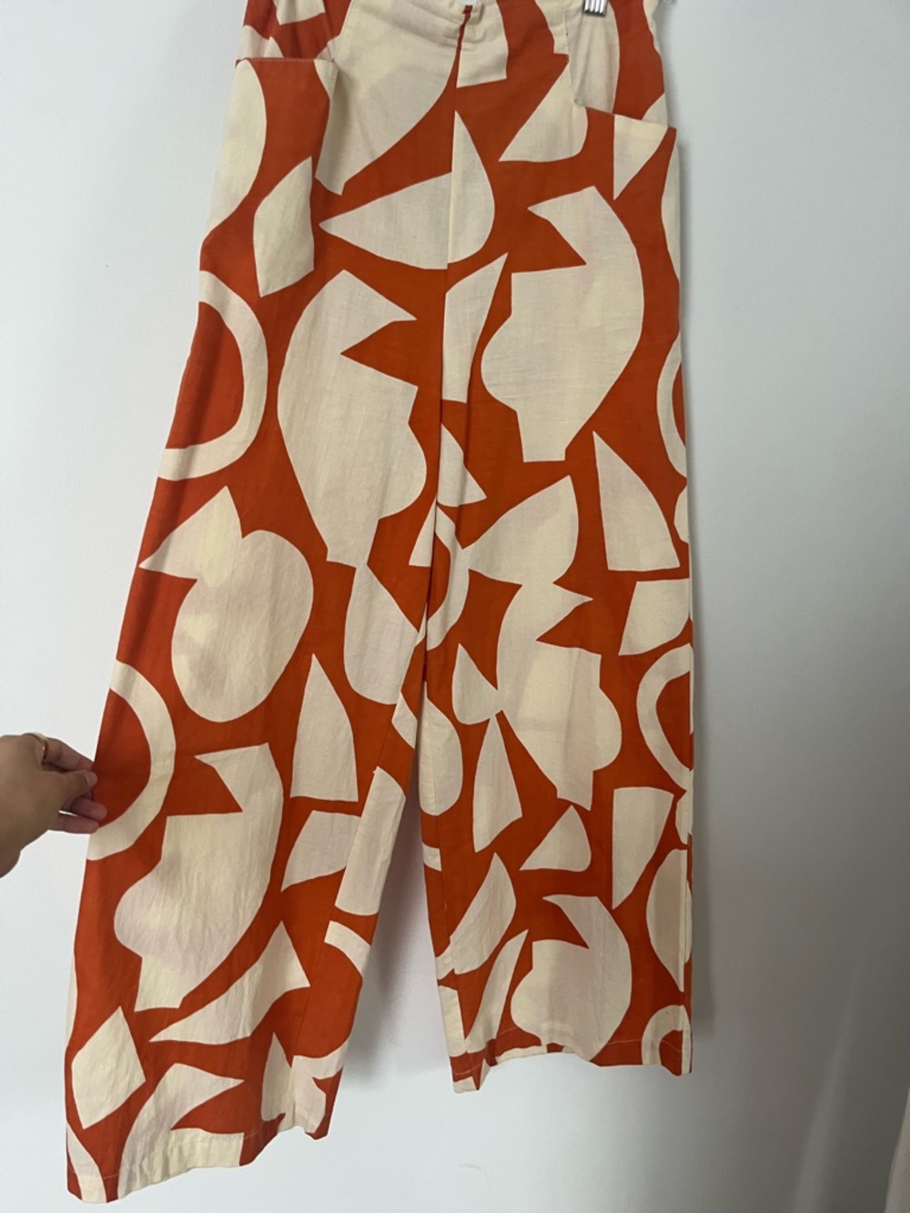 Abstract Print Wide Leg Pants by compañía fantástica